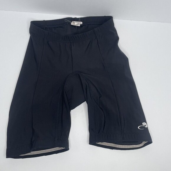 Bellwether Women’s Black Padded Cycling Shorts Size Medium Biker Short EUC - Picture 1 of 8